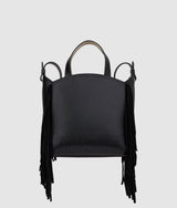 K/Circle small fringe tote bag