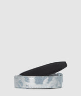 K-logo denim belt