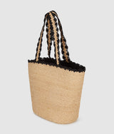 K/Signature scallop beach bag