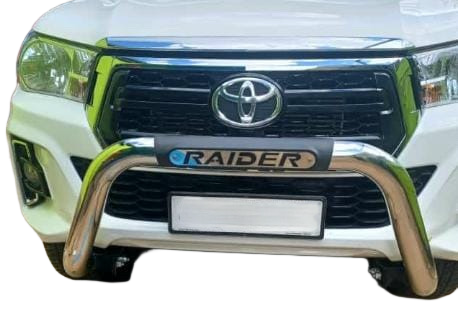 TOYOTA HILUX  2016+ NUDGE BAR CHROME PDC FRIENDLY