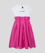 GIRLS COLOR-BLOCK PARTY DRESS