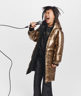 Girls reversible puffer jacket