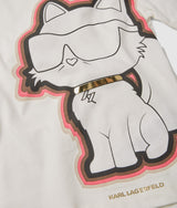 Girls Ikon sketch Choupette T-shirt