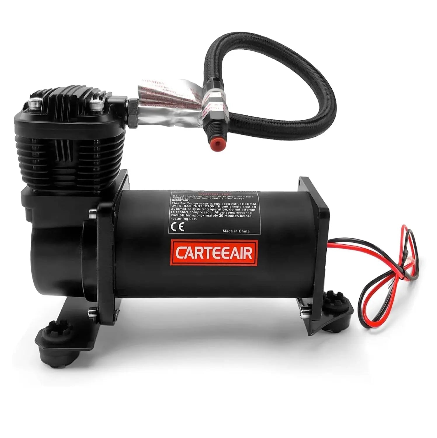 CarteeAir 420SQ Super Quiet Air Compressor (Black)