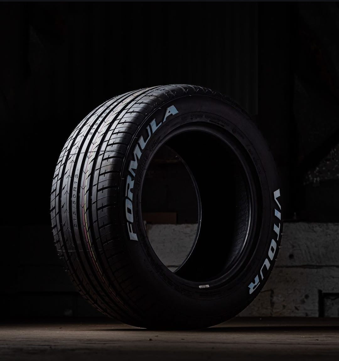 215/50/13 VITOUR FORMULA TYRE WHITE LETTERS