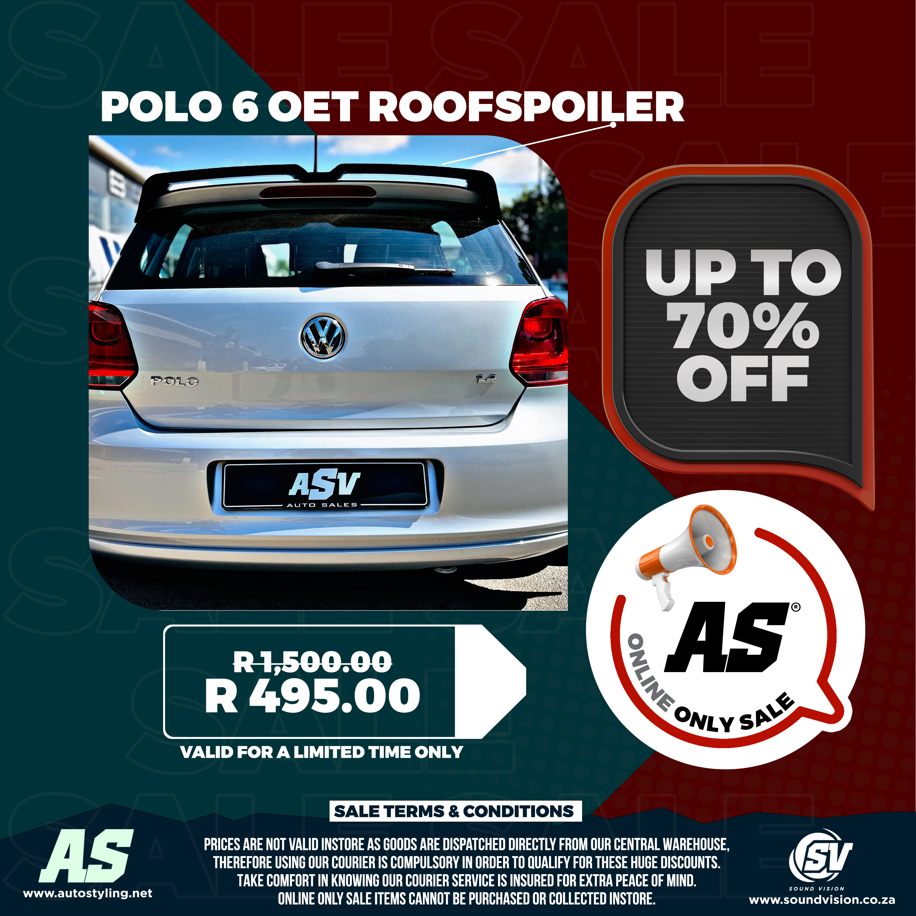 Polo 6 OET ROOFSPOILER
