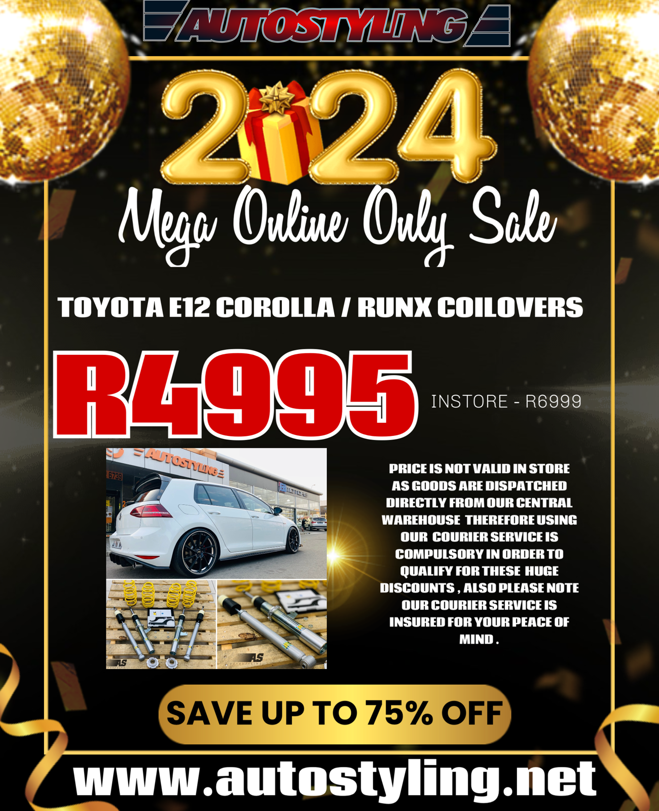 ARC COILOVERS VW MK7