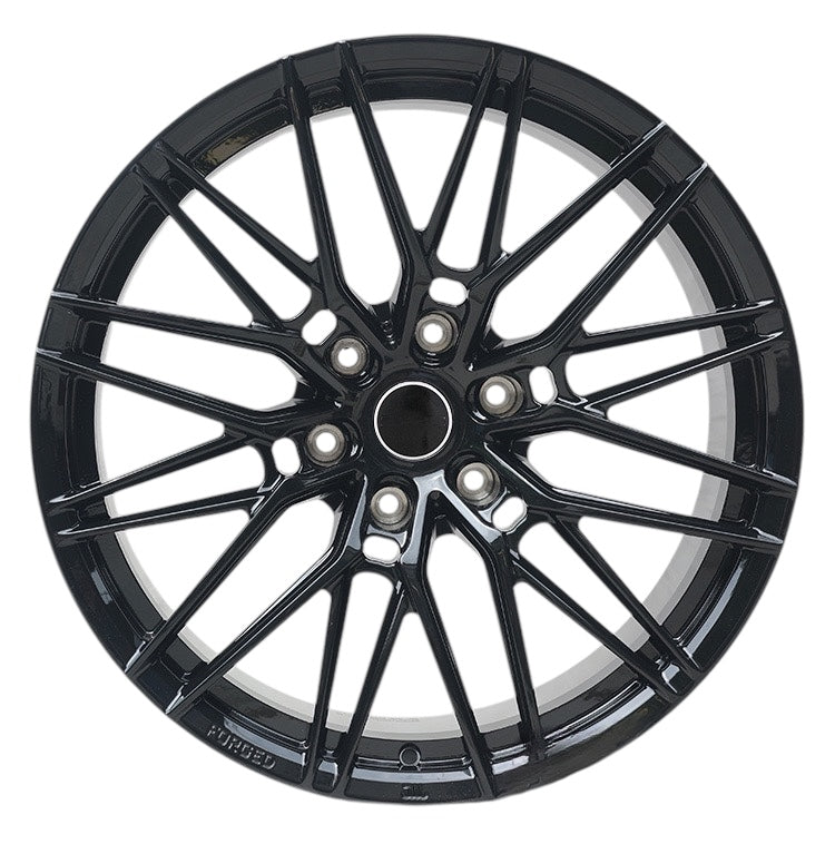 22”  AS-FORGED HJ0265  6/139 BAKKIE WHEELS GLOSS BLACK