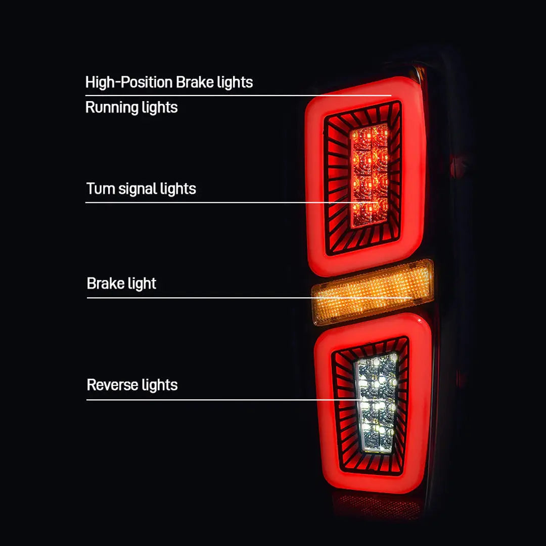Isuzu D-Max (2021-On) Smoked Black Bar Style LED Taillight