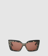 Chunky logo sunglasses