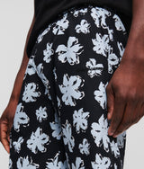 ALL-OVER FLOWER PRINT SHORTS