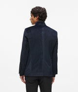 Velvet high-stand collar jacket