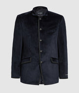 Velvet high-stand collar jacket