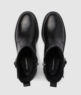 Binky mid-calf buckle boots