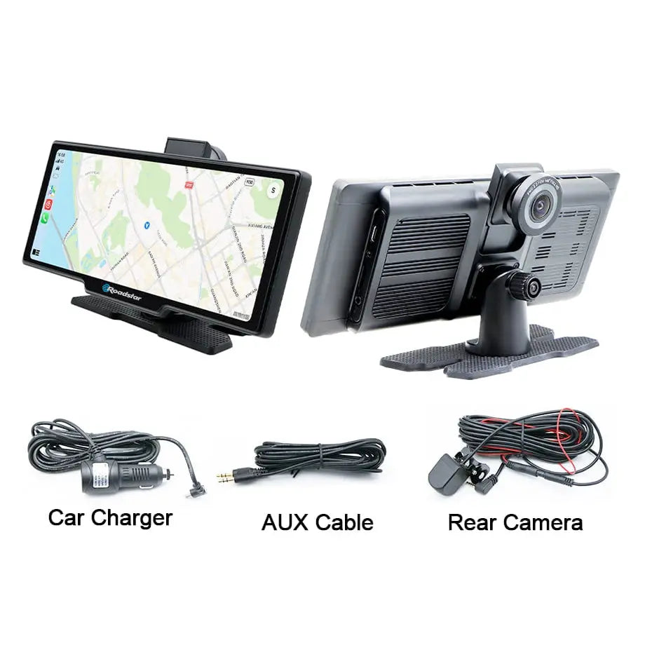 Roadstar - 10.26 Inch 2-Way DVR Camera Screen With Apple Carplay & Android Auto