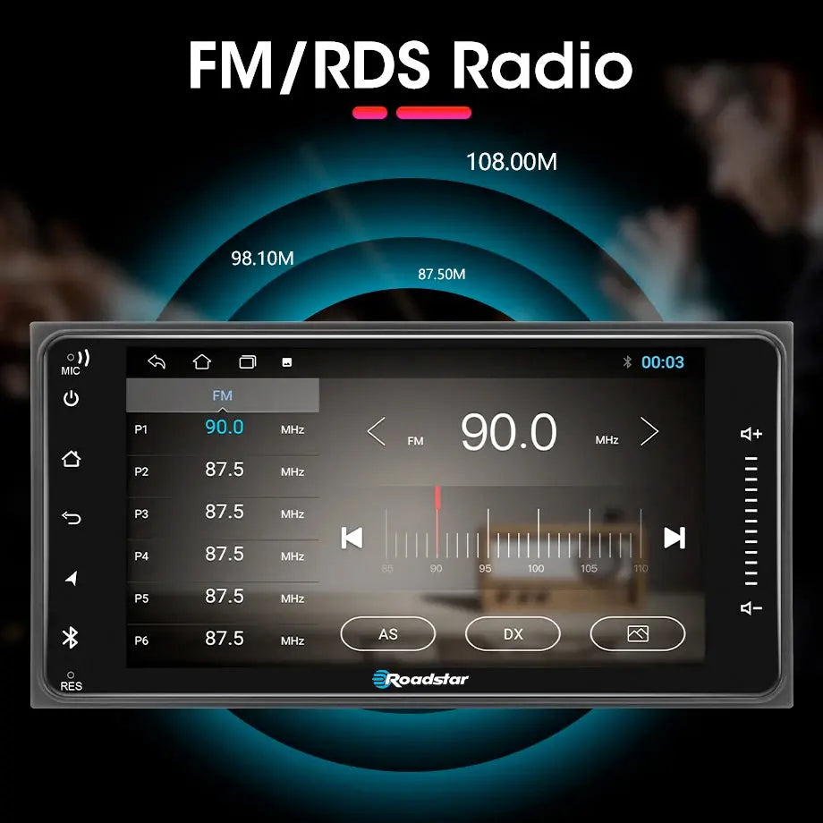 Roadstar - 7 Inch Toyota Android Multimedia Unit With Apple Airplay & Android Auto