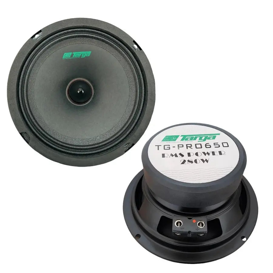 Targa TG-PRO650 6.5″ Pro Series Midrange Speakers (280W RMS)