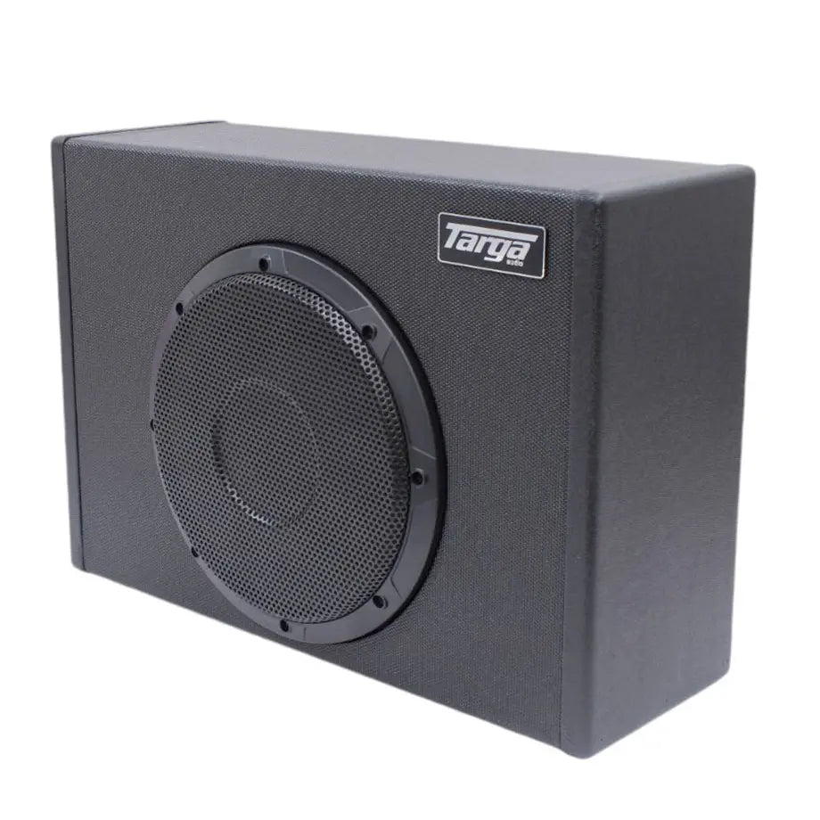 Targa TG-TSA258B 10-Inch Active Subwoofer Enclosure with Built-In Amplifier - 15000W