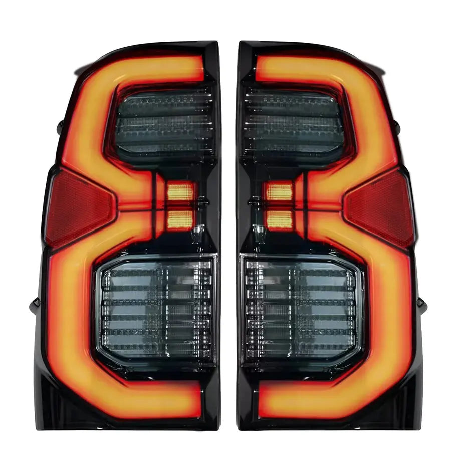 Toyota Hilux GR Sport Style (16-On) Smoked Black LED Taillights
