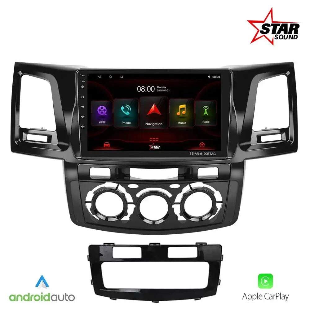 Toyota Hilux (05-14) - 9 Inch Star Sound Android Entertainment & GPS System