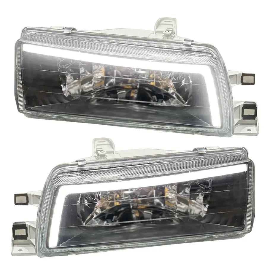 Toyota Twincam (88-93) Crystal Black DRL LED Headlights
