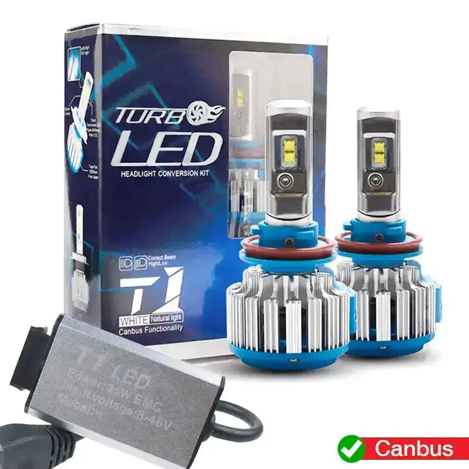 Turbo LED Canbus Headlight Bulb Kit - 9005