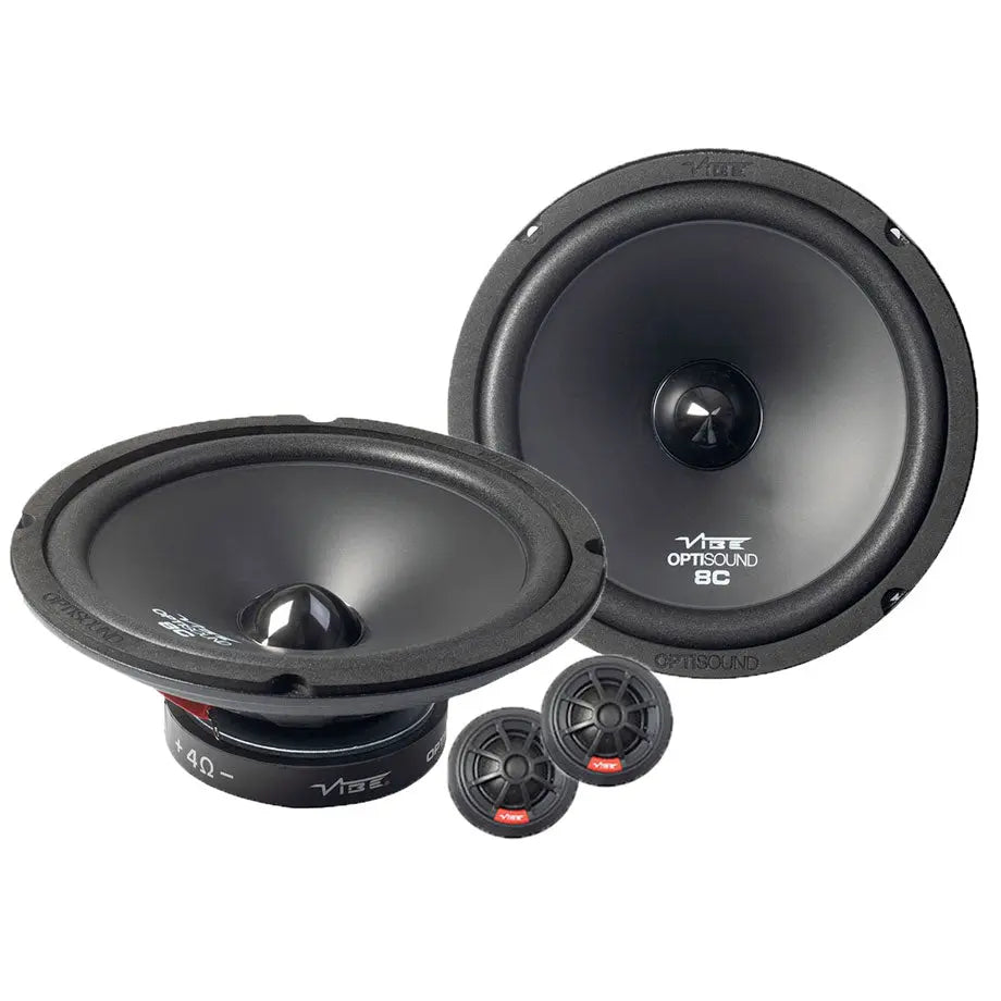 Vibe OptiSound OPTI8C-V0 8″ Component Split System - 120Watt RMS
