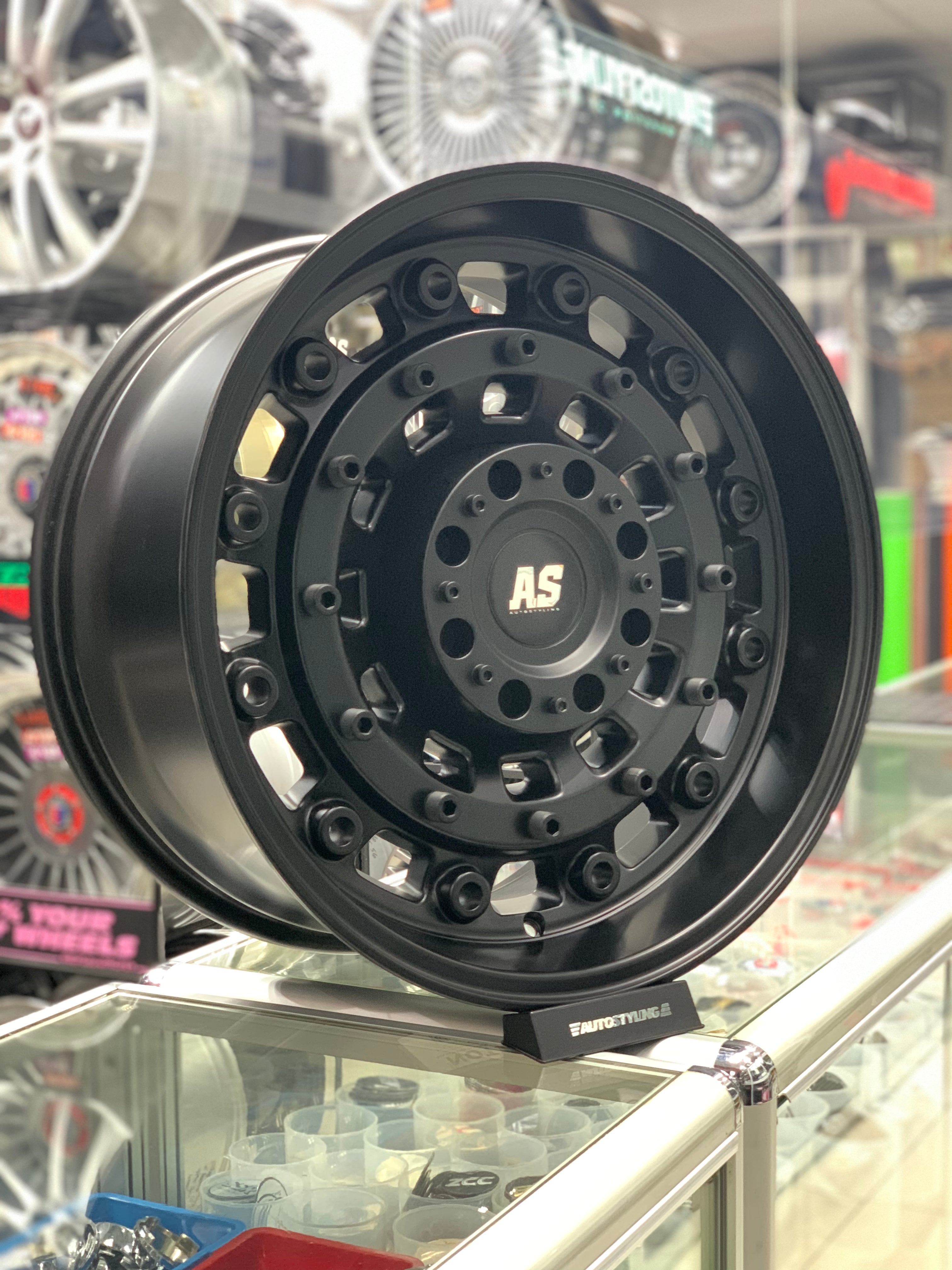 20” AS-1905 20X9.5 MATTE BLACK