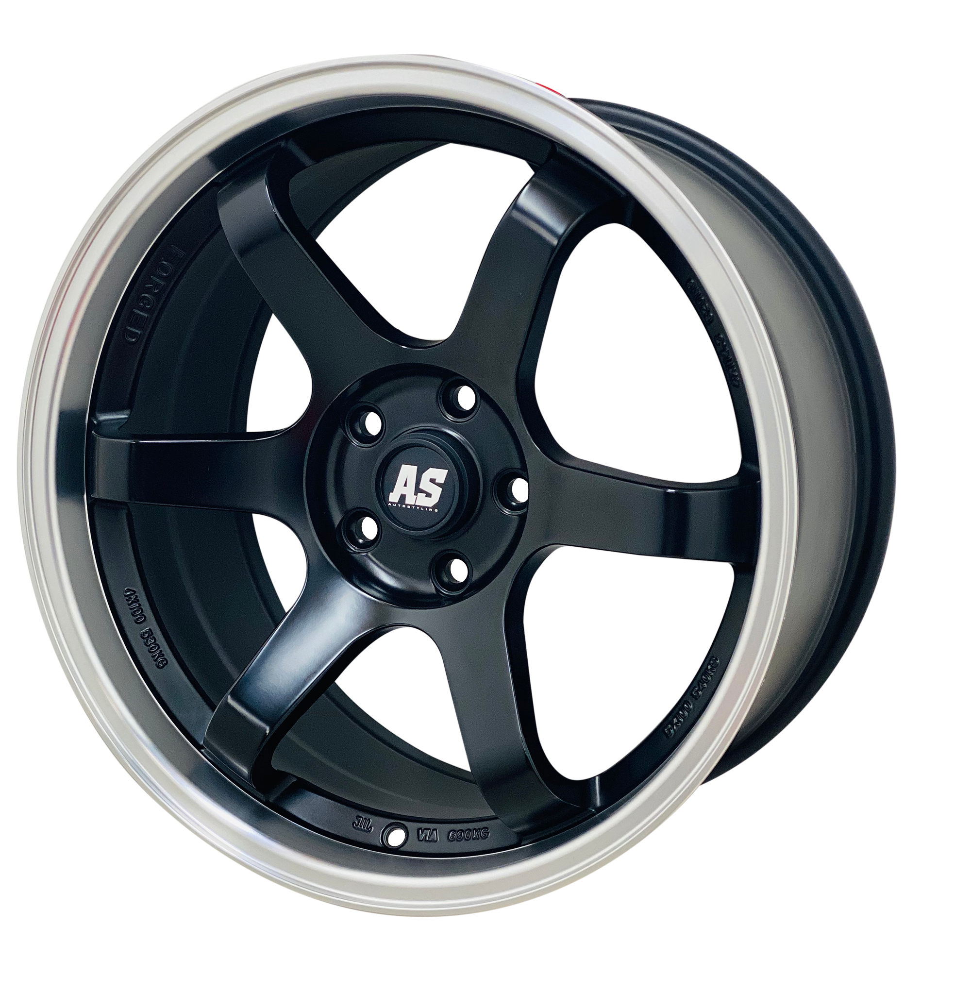 18” AS- TE37 5/112 BLACK