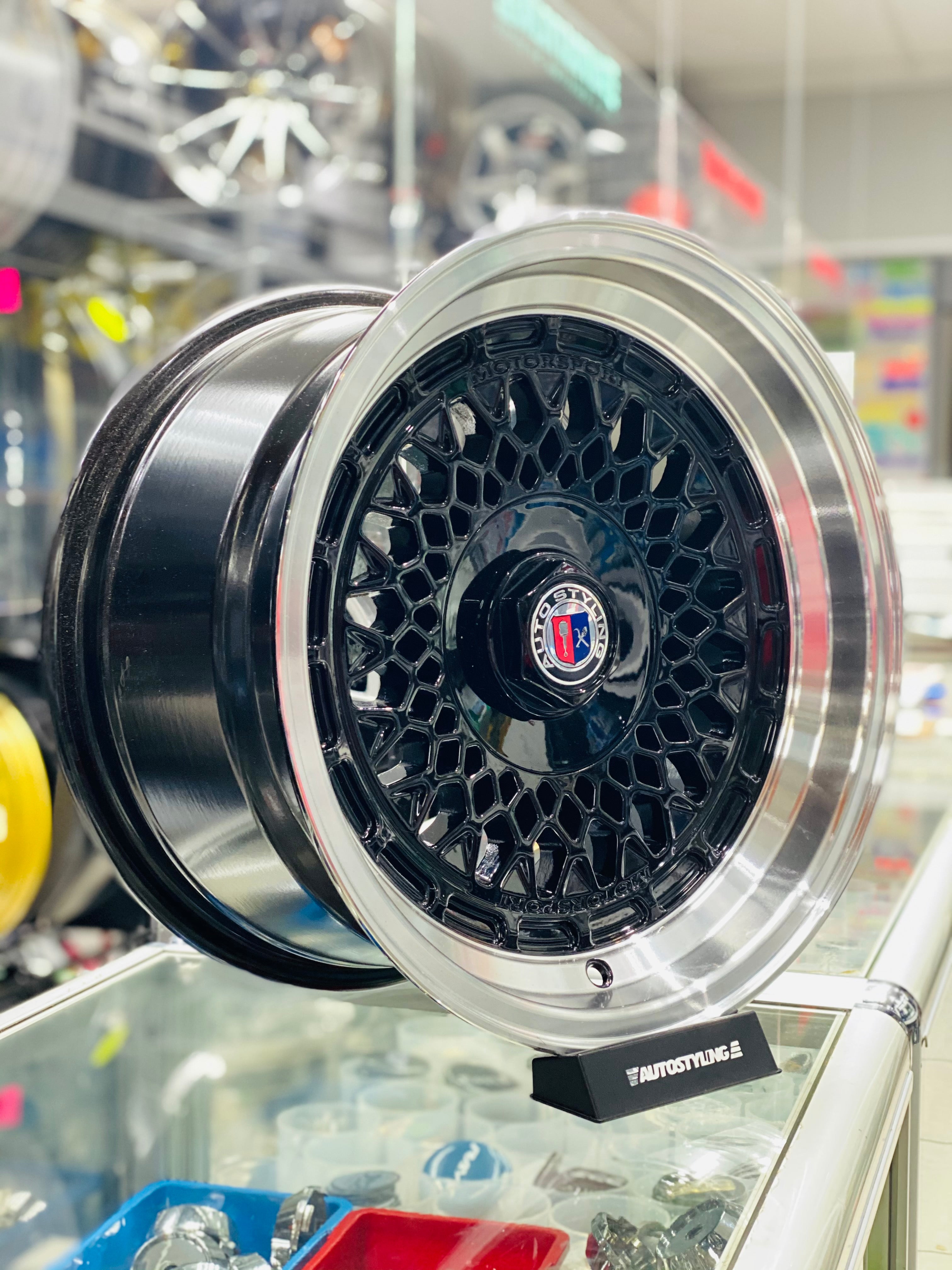 15” AS-HR 4/100 4/108 BLACK