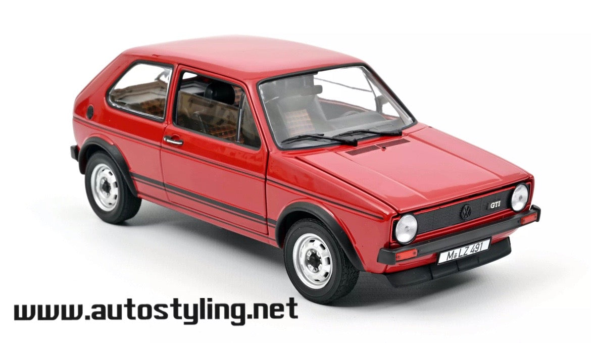 NOREV 1:18 SCALE MODEL CAR VW MK1 GTI