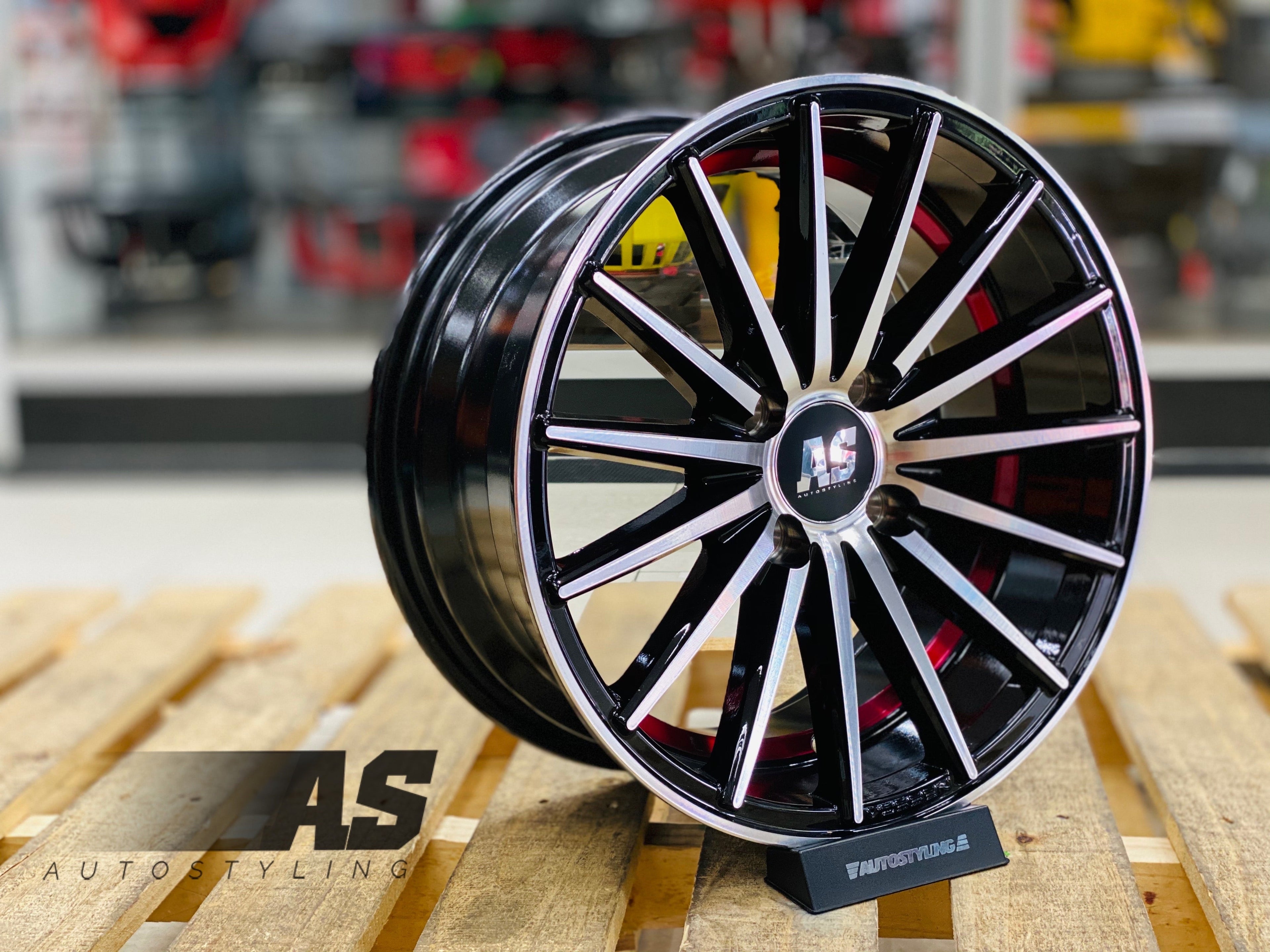 15” AS-VSN 4/100 BLACK MACHINE FACE