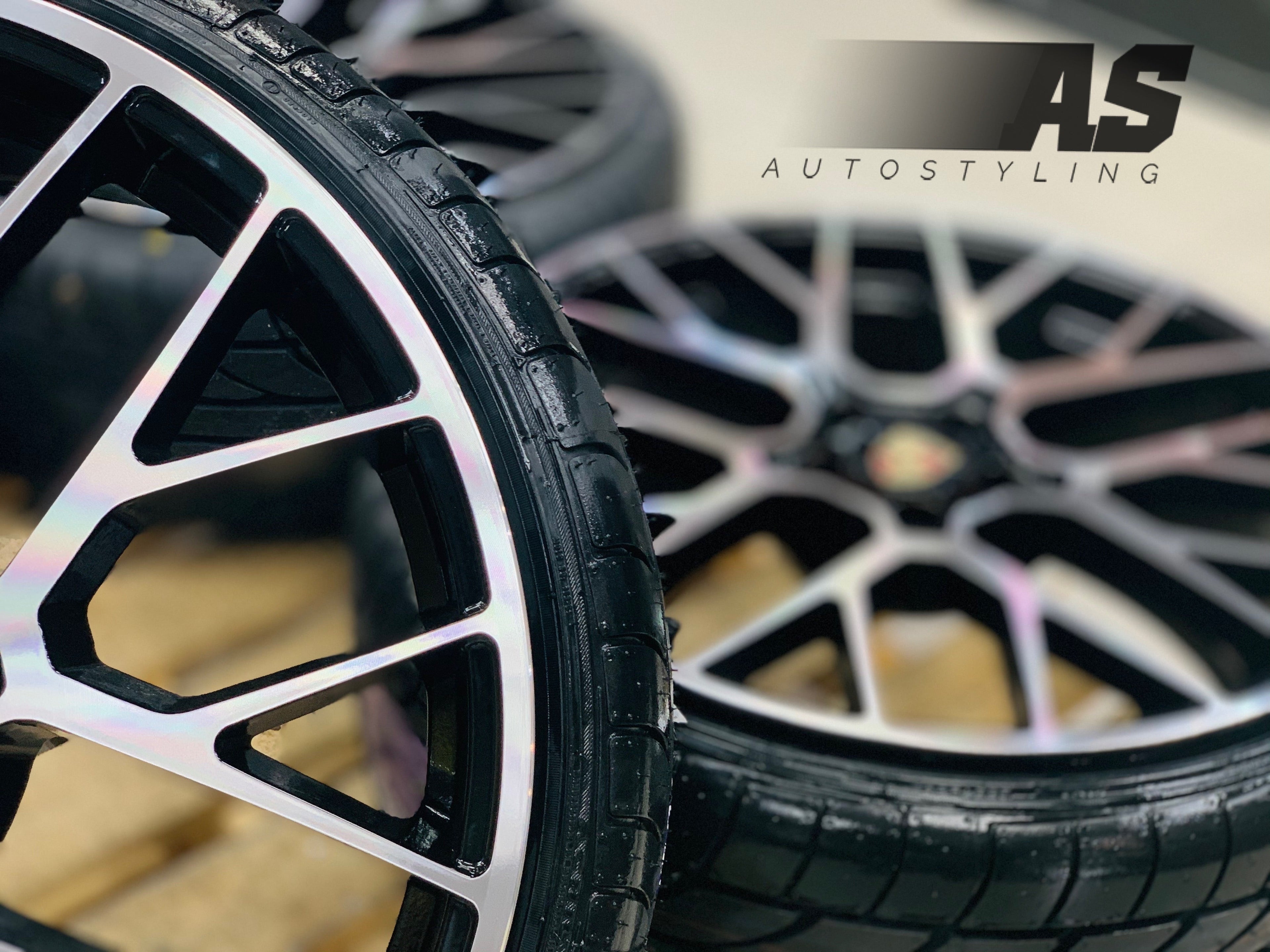 20” AS-AV46 5/112 MB + 225/30/20 ACHILLES BY YOKOHAMA COMBO