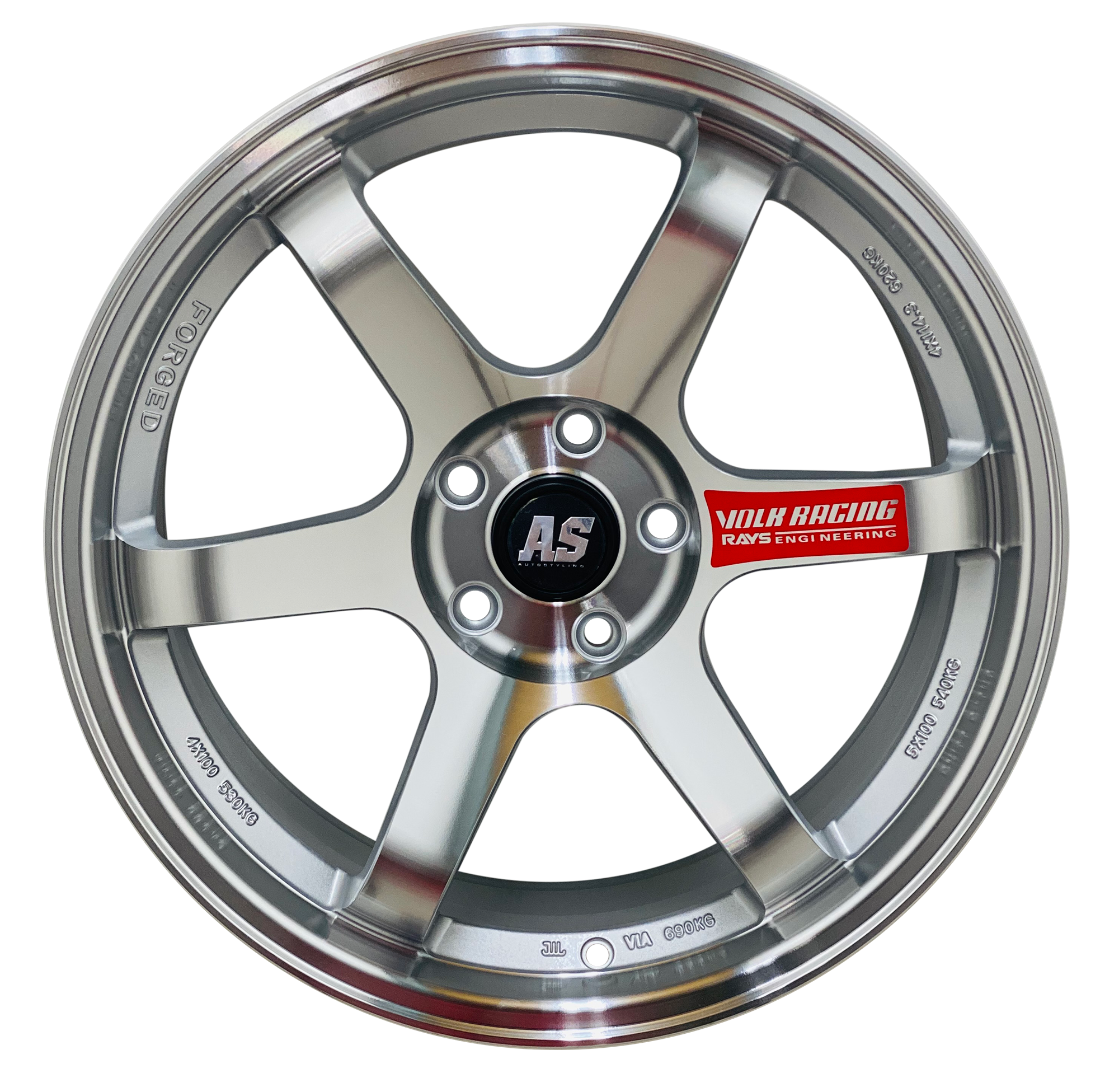 18” AS- TE37 5/112 SILVER