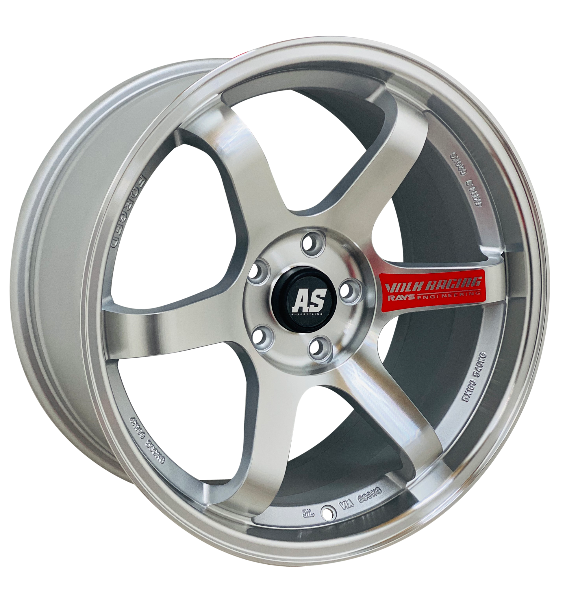 18” AS- TE37 5/112 SILVER