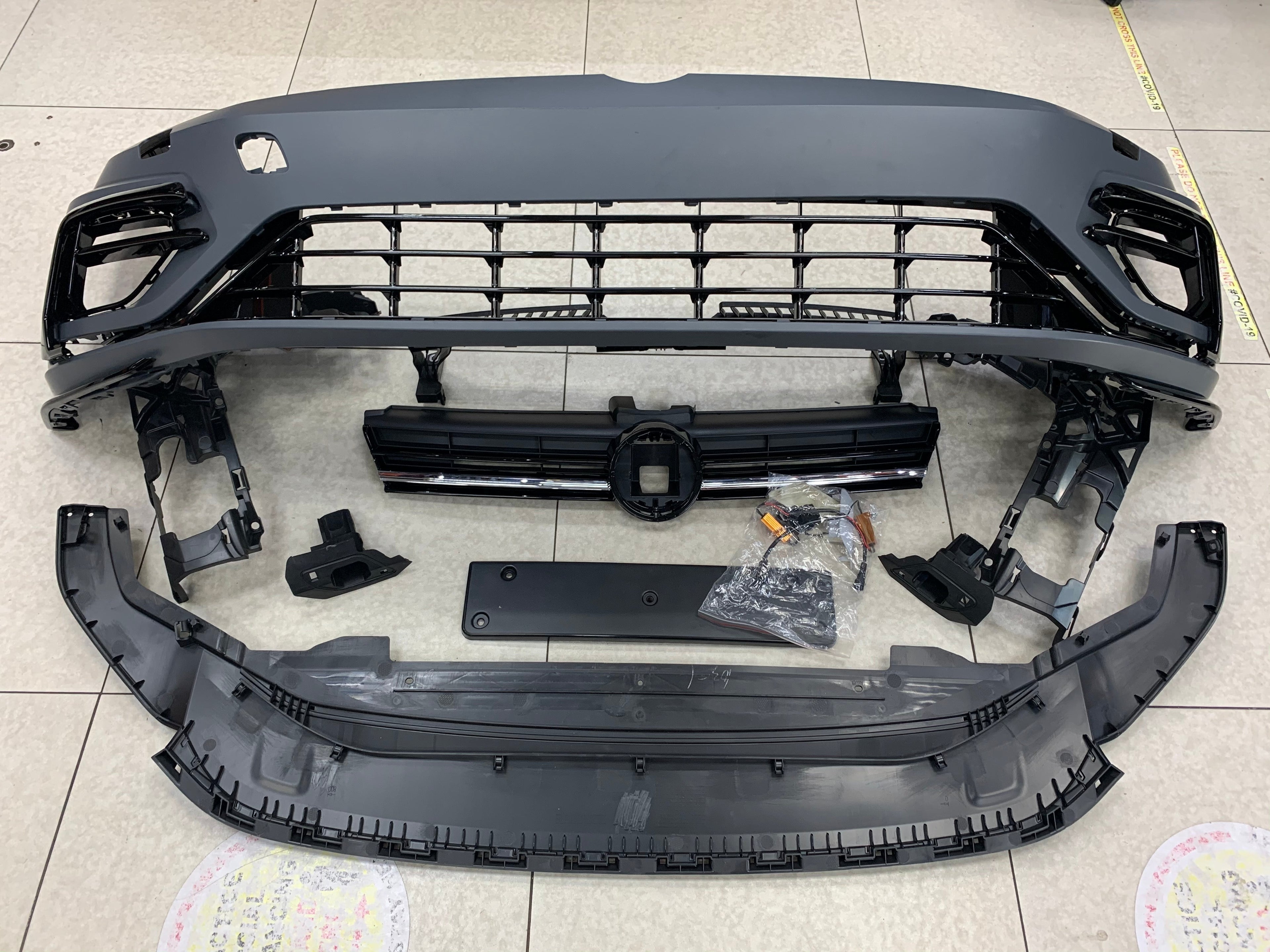 VW GOLF 7 to 7.5 R FRONT BUMPER UPGRADE