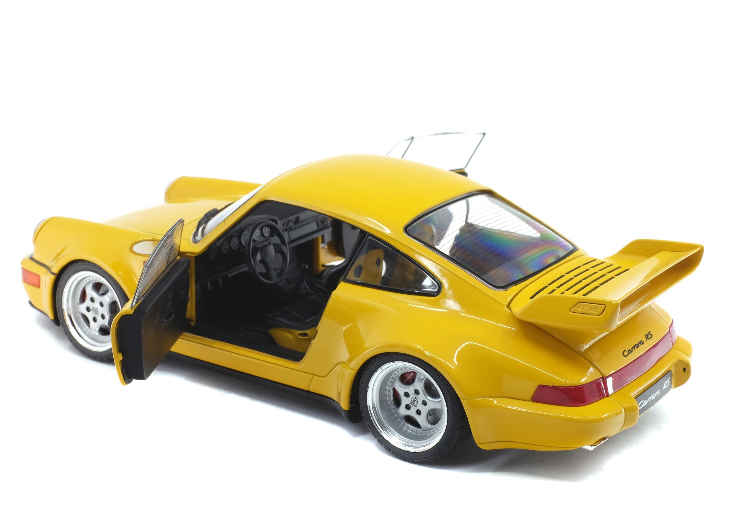 SOLIDO 1:18 SCALE MODEL CAR PORSCHE 911/964 RS3.8 1990