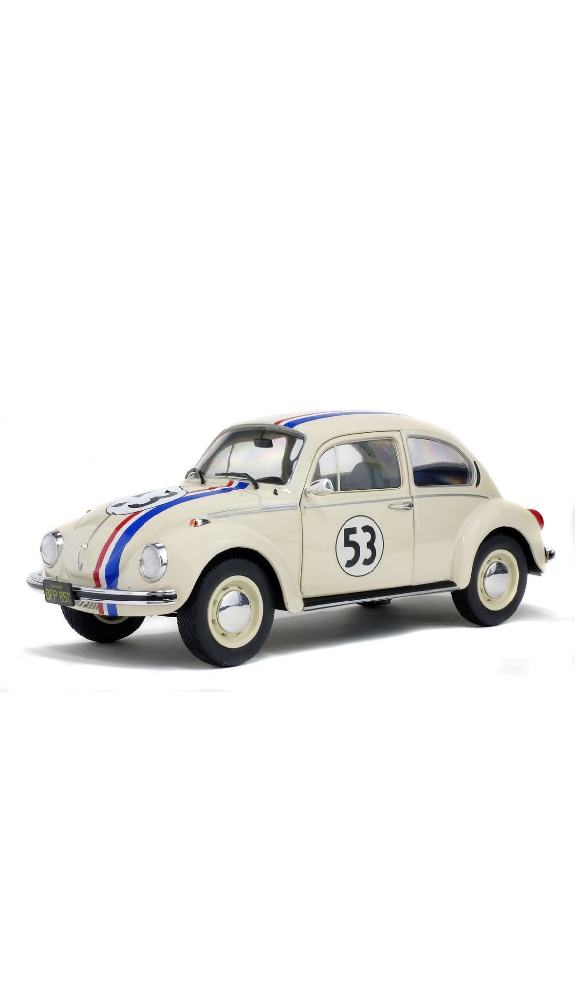 SOLIDO 1:18 SCALE MODEL CAR VW BEETLE HERBIE