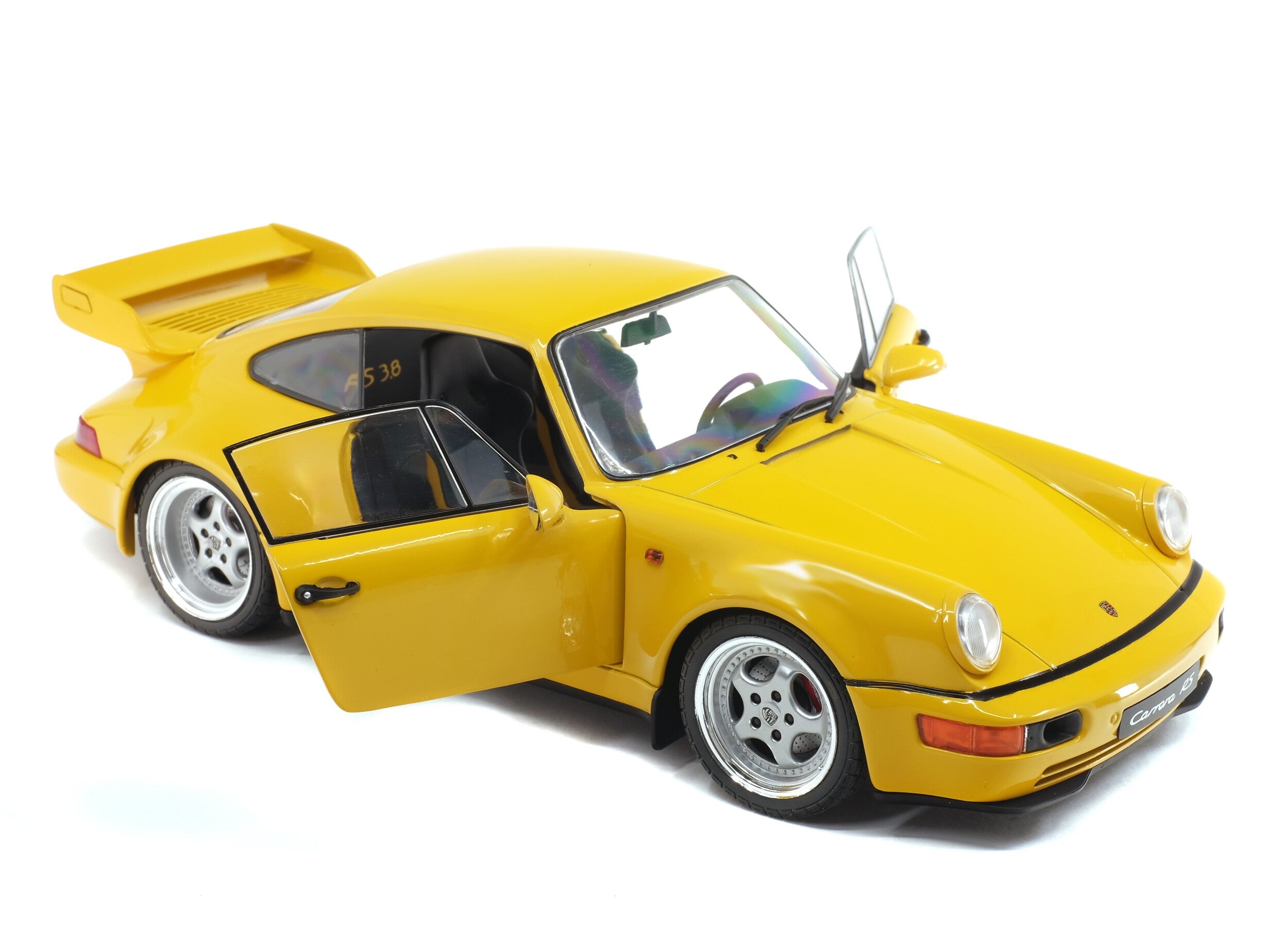 SOLIDO 1:18 SCALE MODEL CAR PORSCHE 911/964 RS3.8 1990