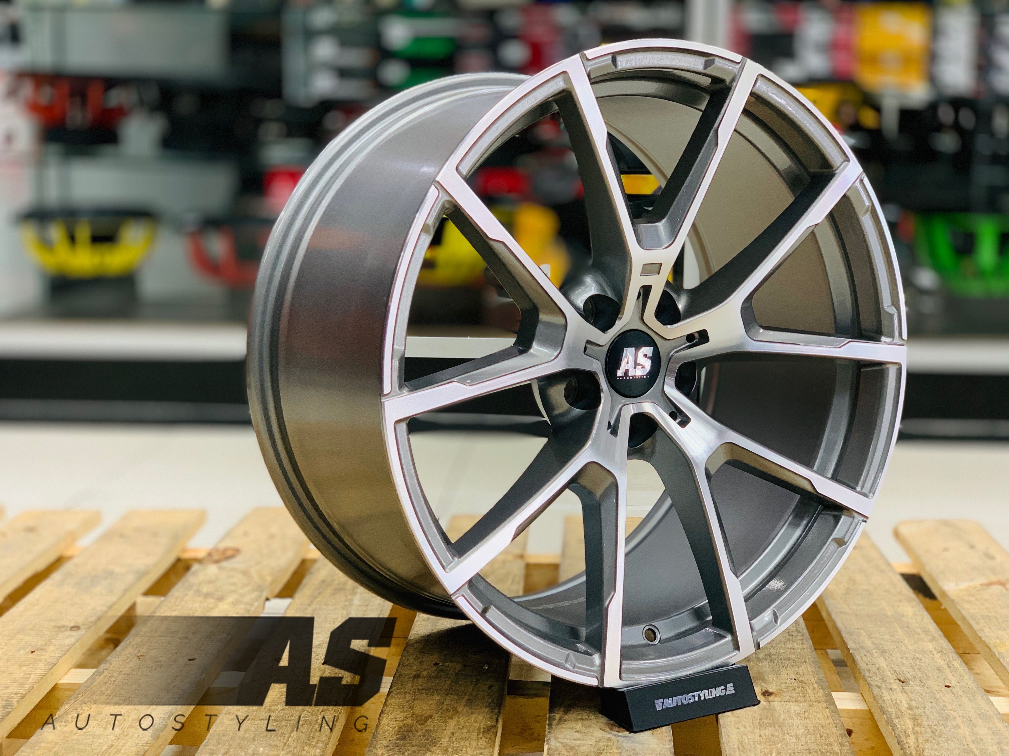 19” AS-F265  5/112 GUNMETAL MACHINE FACE