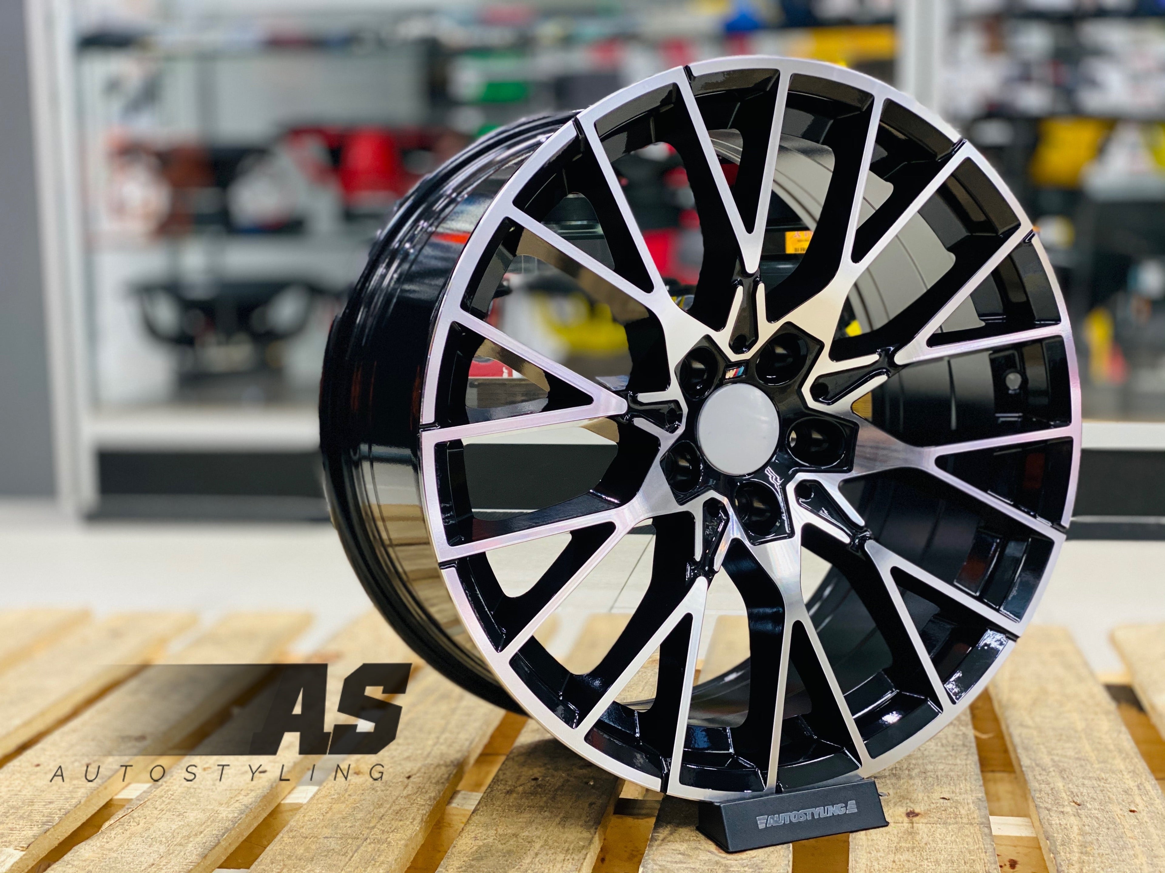 19” AS- AP MACHINE FACE BLACK 5/120